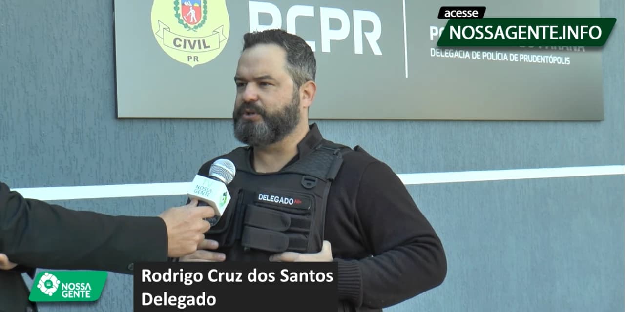 Delegado da Polícia Civil Dr. Rodrigo fala sobre a prisão de quatro suspeitos de duplo homicídio em Prudentópolis. VÍDEO!