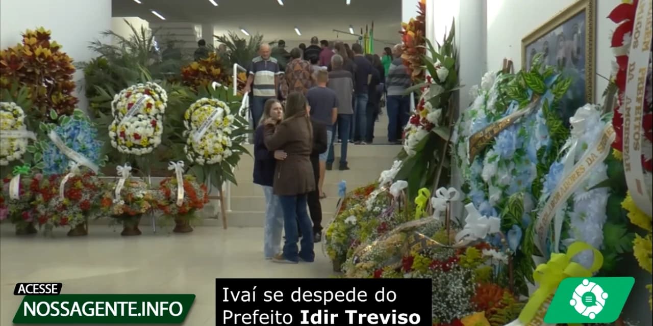 Ivaí se despede do prefeito Idir Treviso. VÍDEO!