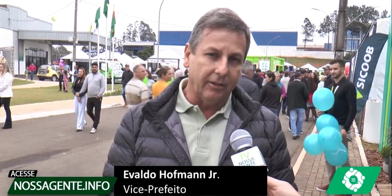 Vice-prefeito Evaldo Hofmann afirma que a XII FENAFEP superou as expectativas. VÍDEO!