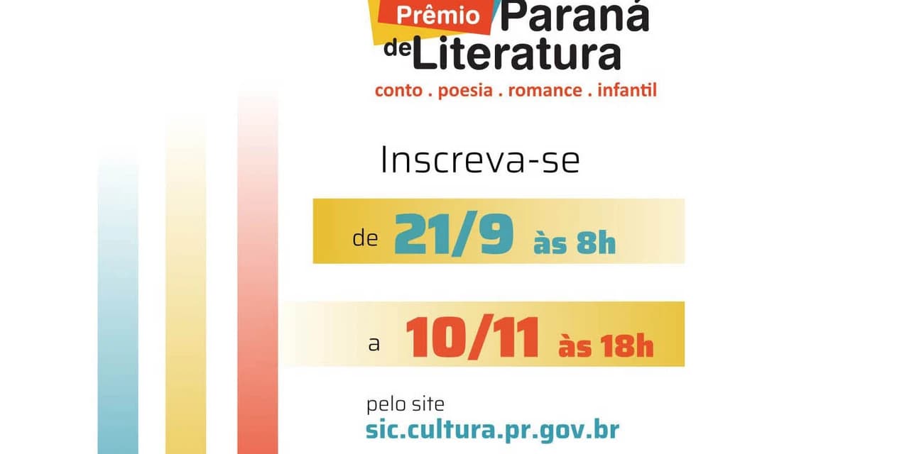 Com premiação de R$ 30 mil, Biblioteca Pública lança Prêmio Paraná de Literatura 2023
