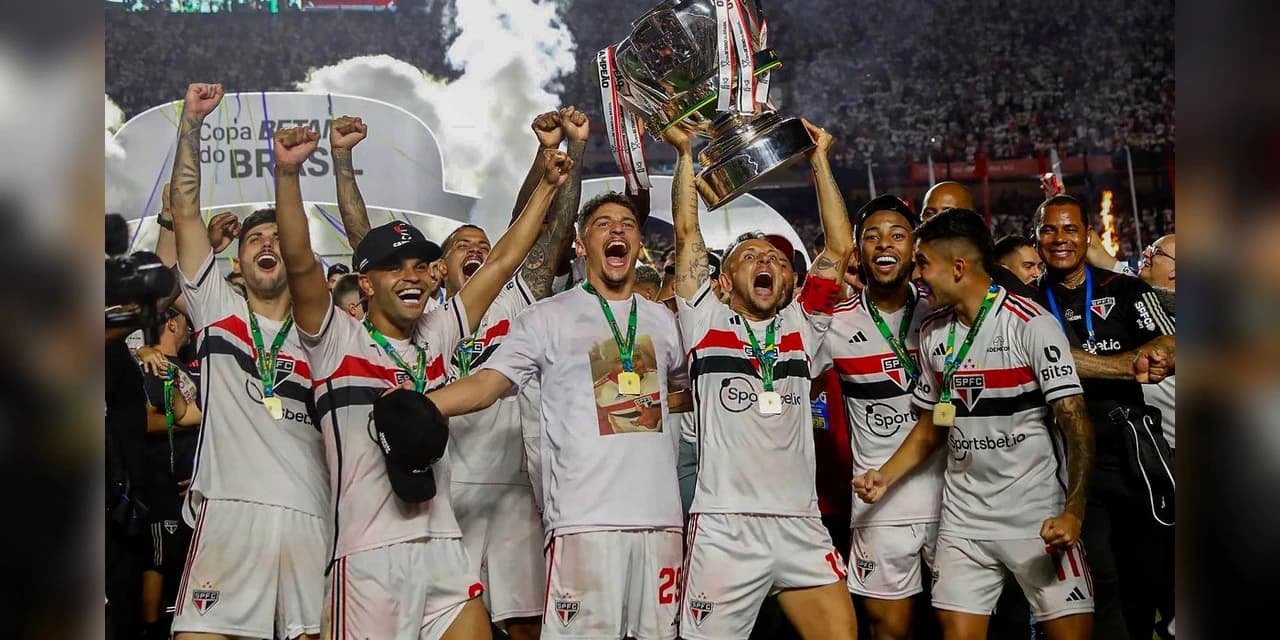 São Paulo segura o Fla e conquista título inédito da Copa do Brasil