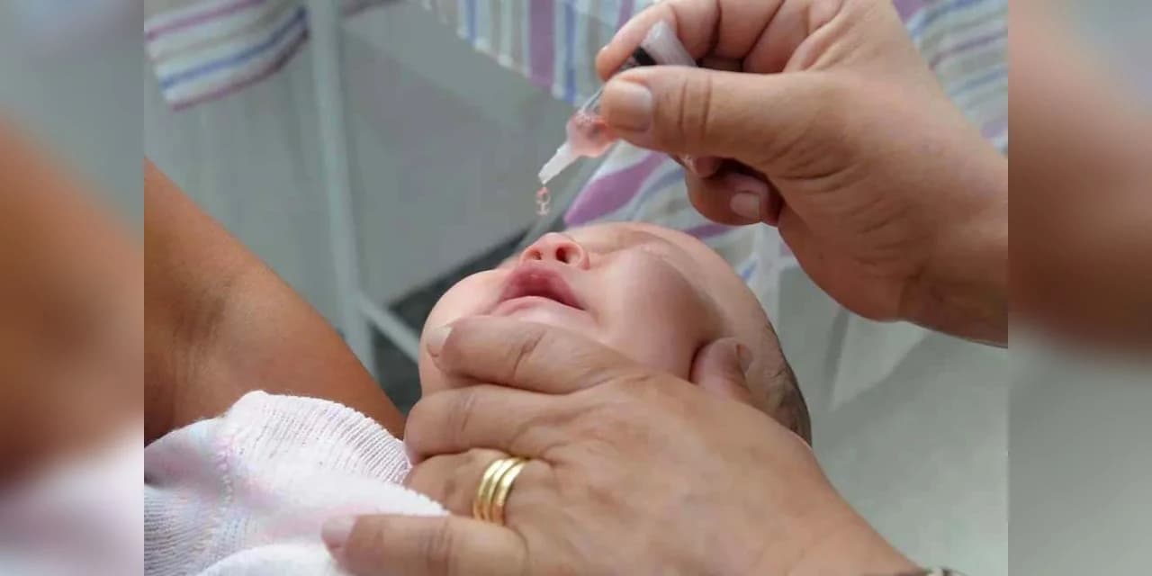 Saúde alerta para importância da vacinação contra a pólio para evitar retorno da doença