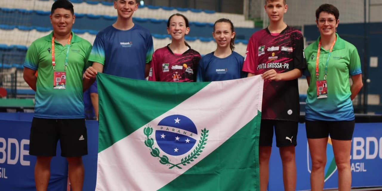 Com 43 medalhas de ouro, Paraná é vice-campeão dos Jogos Escolares Brasileiros