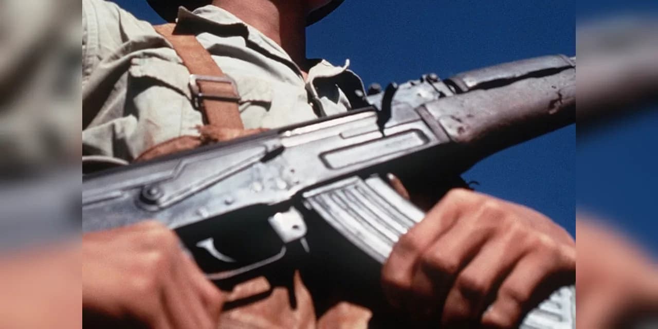 Em Irati foi localizado em uma residência duas armas de fogo tipo fuzil.