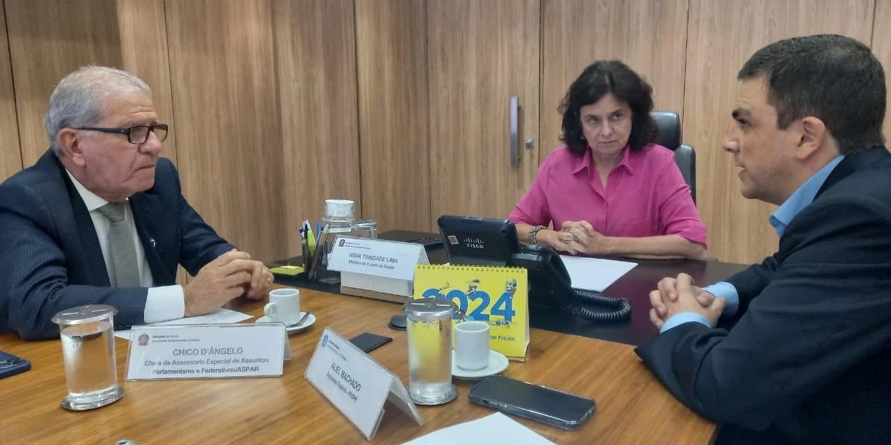Aliel e Ministra da Saúde anunciam habilitação da UPA Santana 
