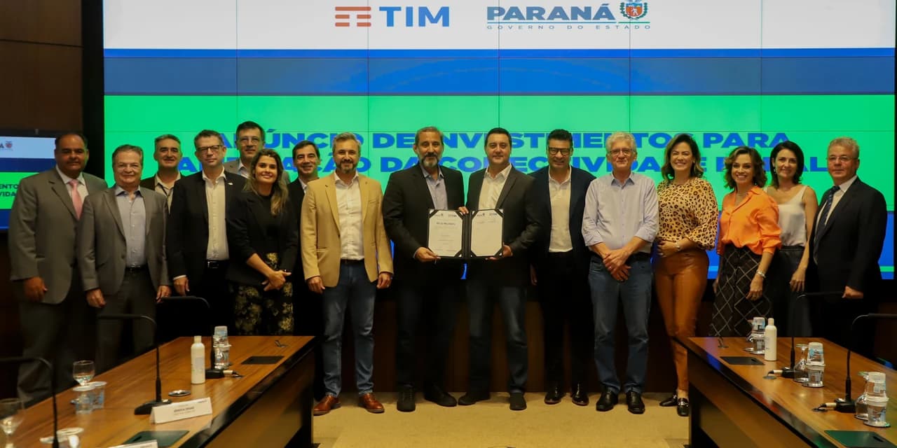 Em parceria com o Estado, TIM vai ampliar cobertura móvel em áreas rurais do Paraná