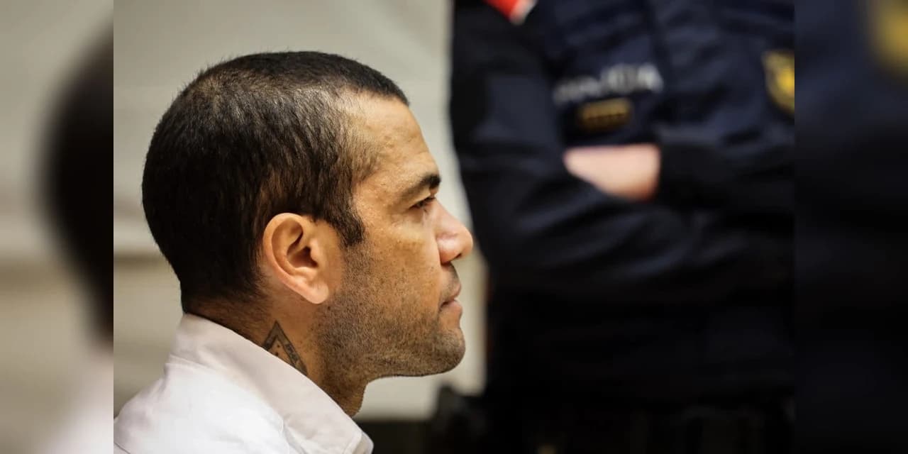 Daniel Alves é condenado a quatro anos e meio de prisão por estupro