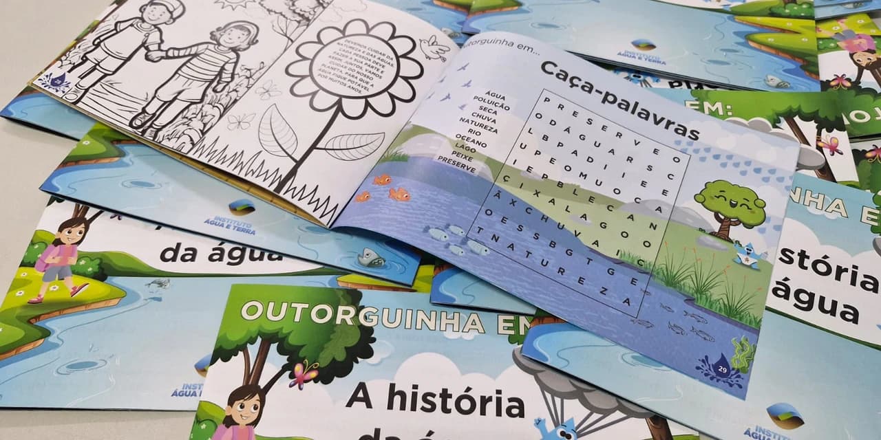 IAT lança cartilha educativa para crianças sobre o uso e a preservação da água