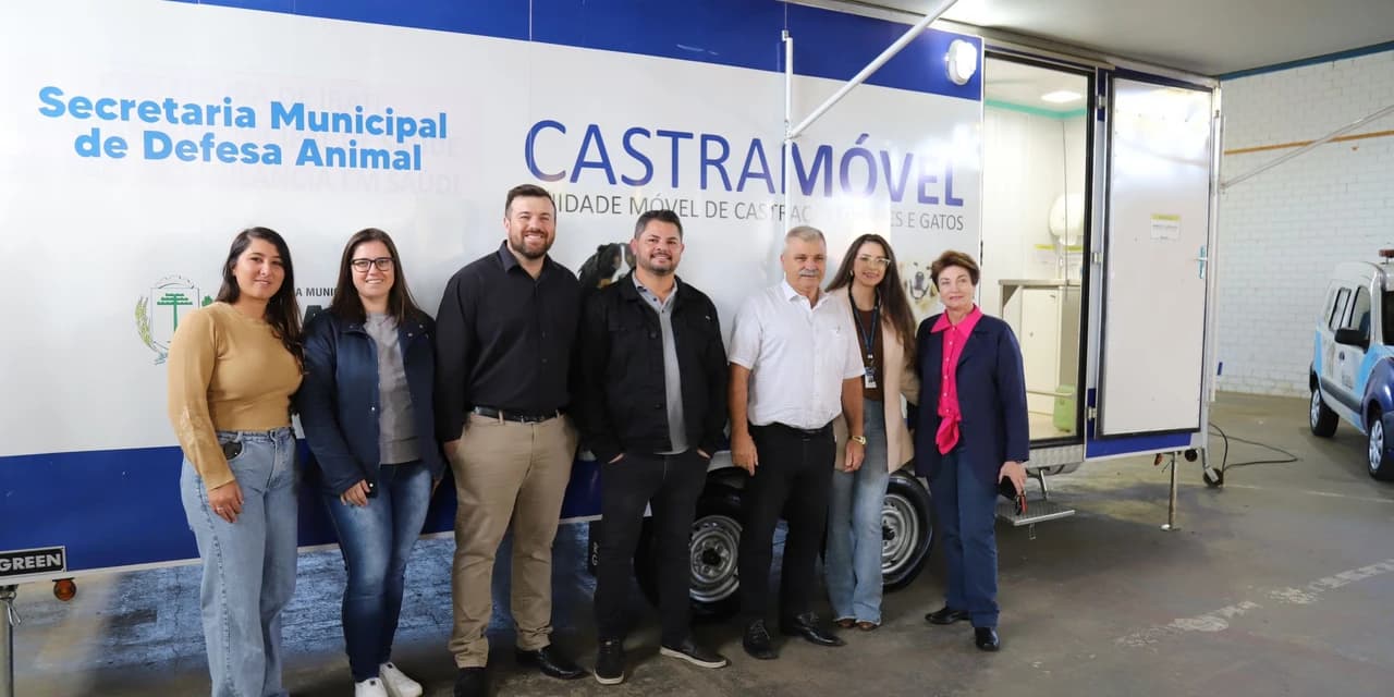 Em Irati castramóvel vai atender 600 cães e gatos na primeira fase de atuação