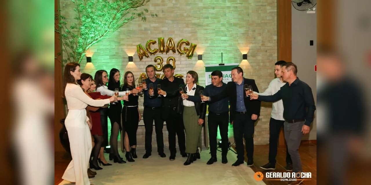 Em Imbituva ACIAGI realiza jantar em comemoração aos 30 anos e posse da nova diretoria