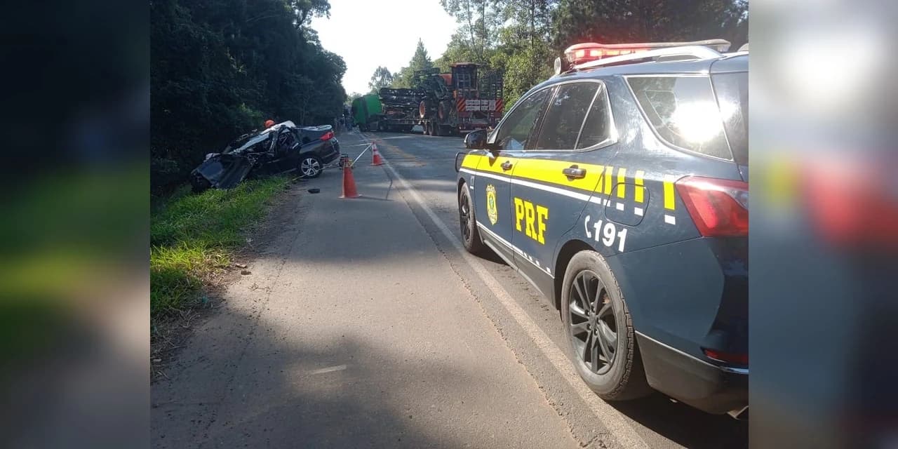 Homem que matou a esposa a facadas em PG morre em acidente de trânsito
