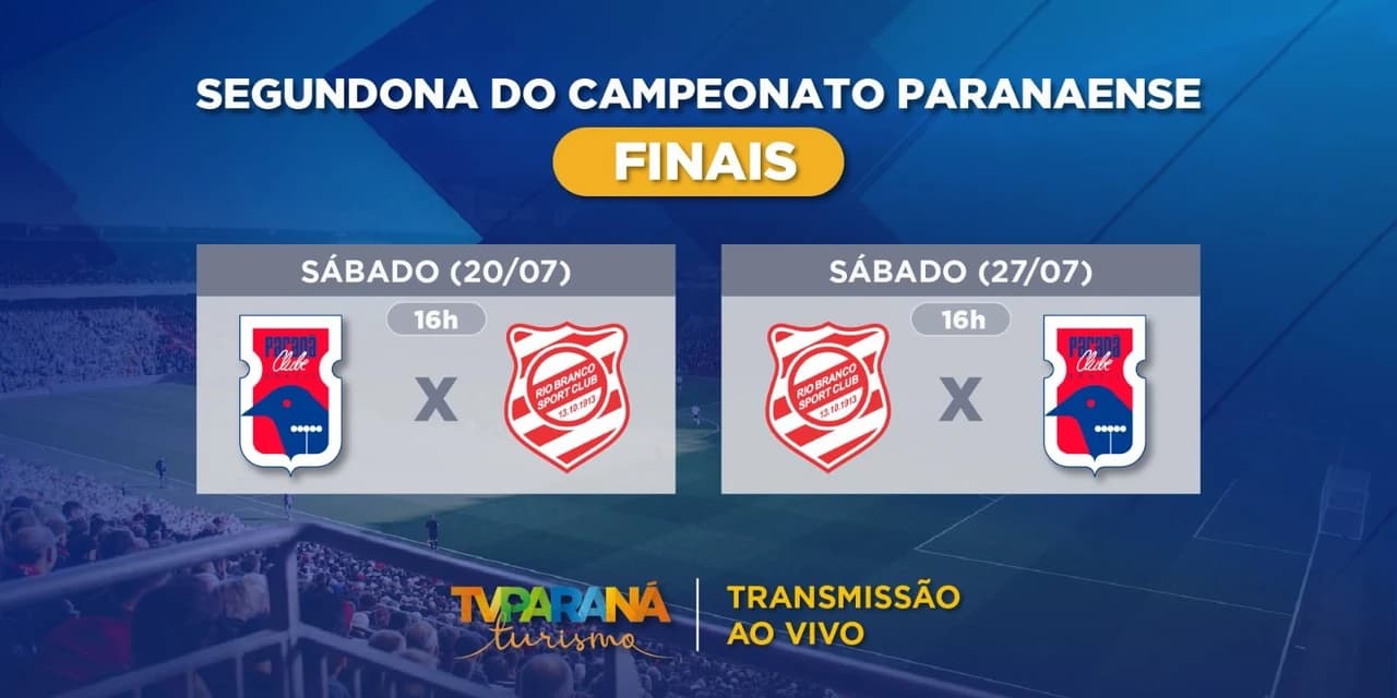 TV Paraná Turismo transmite final da 2ª Divisão entre Paraná e Rio Branco