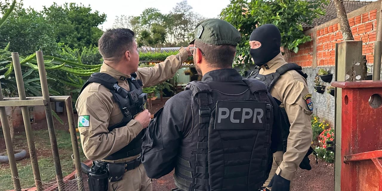 Com 300 agentes, PCPR cumpre 143 mandados em três megaoperações contra o crime