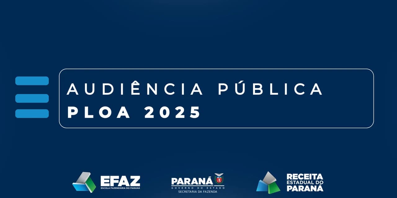 Fazenda faz Audiência Pública de apresentação da PLOA 2025 nesta terça