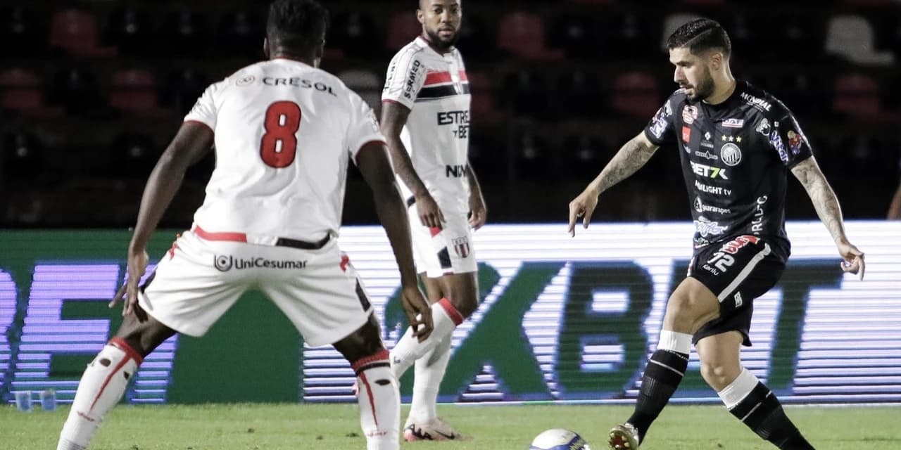 Operário empata sem gols com o Botafogo-SP fora de casa pela Série B