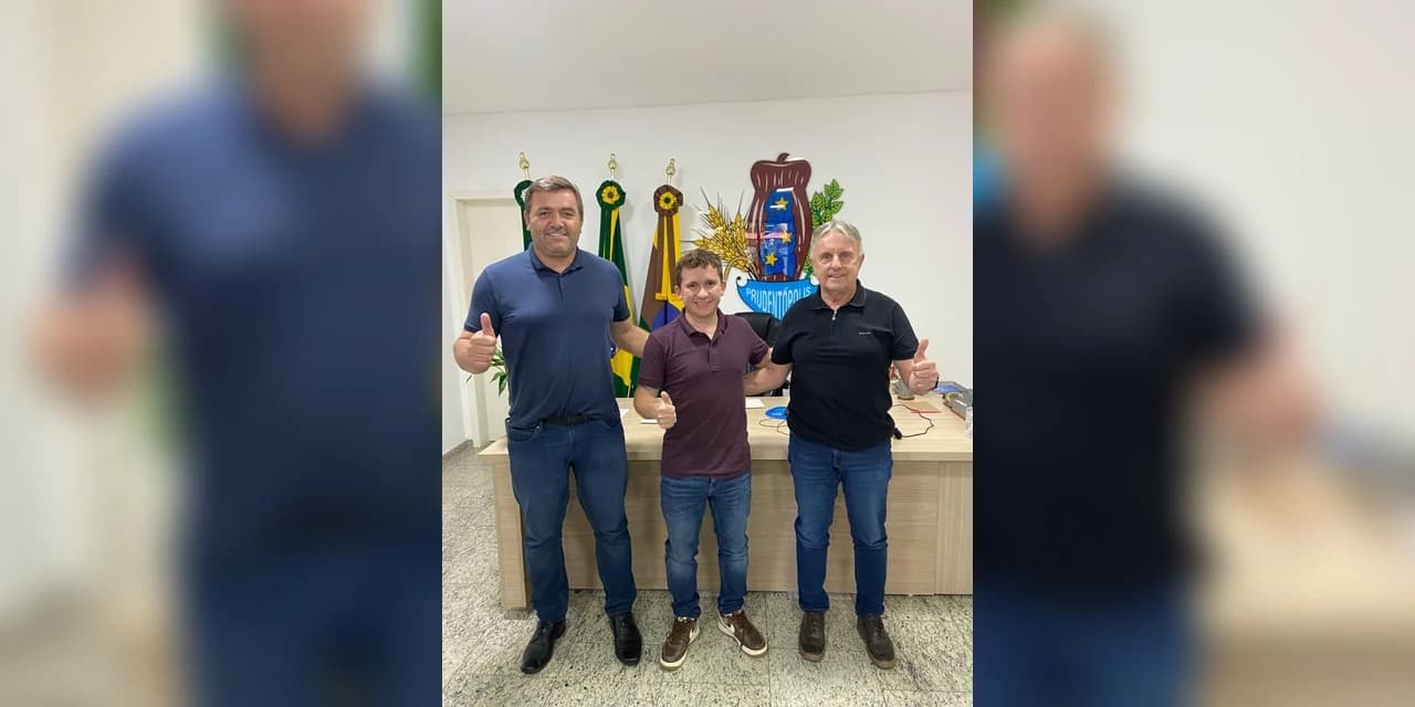 Deputado Federal Rodrigo Estacho visita Prudentópolis. Veja o VÍDEO!
