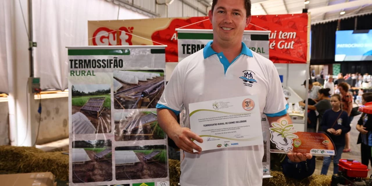 Prudentopolitano ganhou o terceiro lugar na premiação da Afubra da região Sul do Brasil