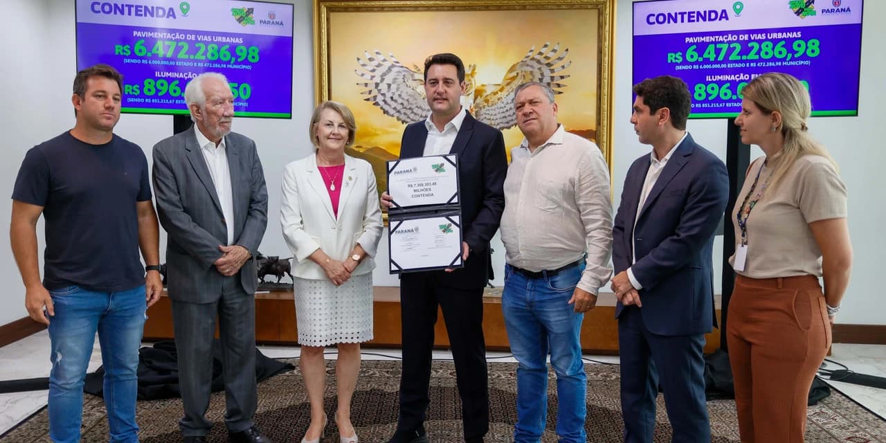 Asfalto Novo, Vida Nova: Ratinho Junior libera mais R$ 33,6 milhões para nove cidades