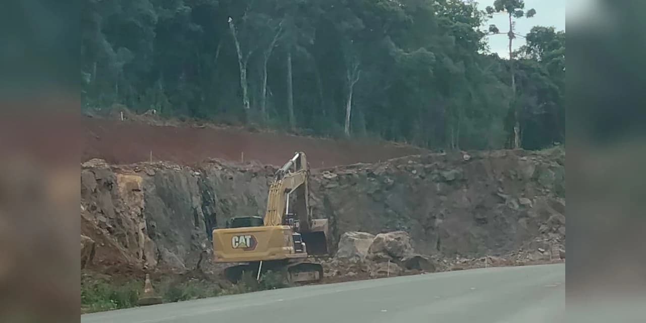Duplicação de rodovia em Guarapuava terá detonação de rochas na próxima segunda