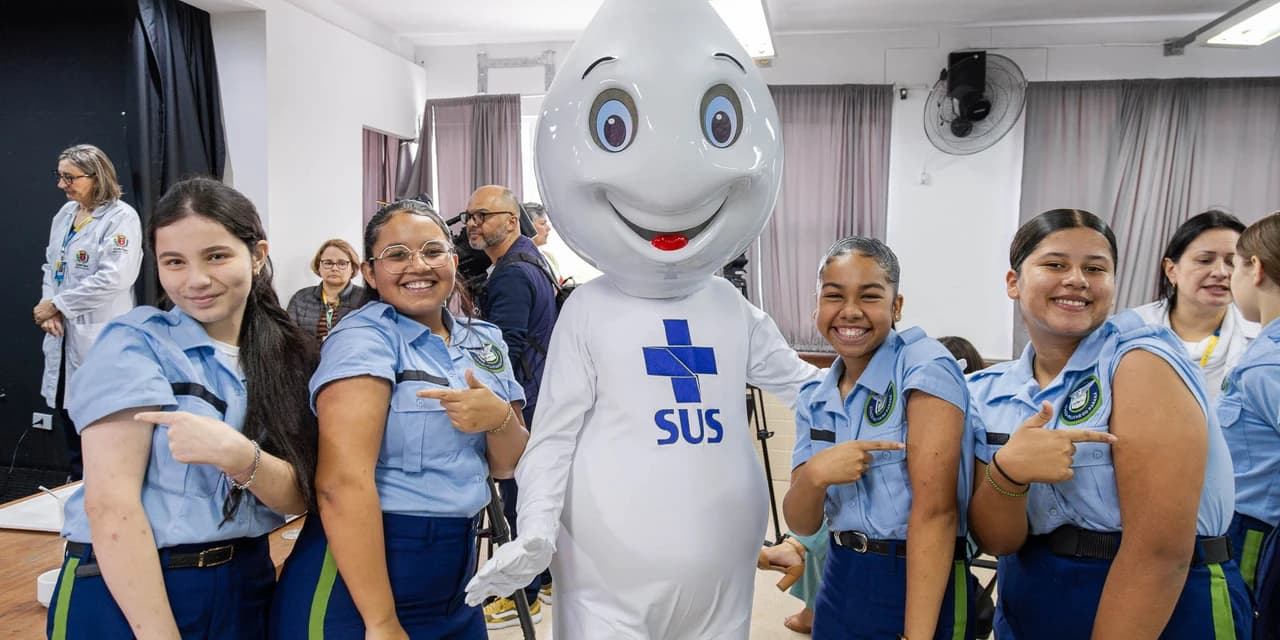 Governo inicia campanha de vacinação nas escolas para proteger 2,4 milhões de alunos