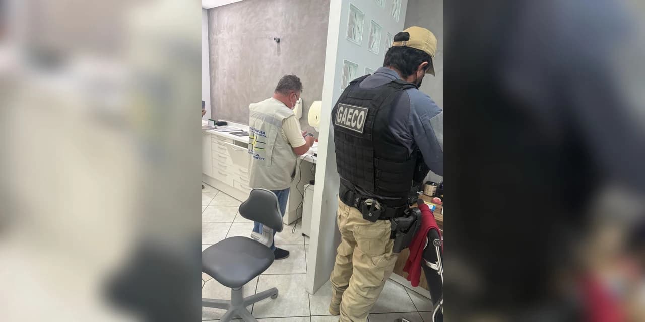 Clinica odontológica e residência de dentista são alvos de busca e apreensão em Ponta Grossa pelo Gaeco