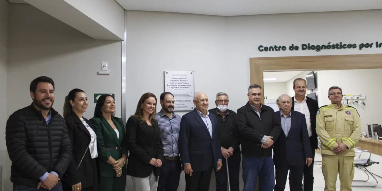 Deputado Ademar Luiz Traiano é homenageado por contribuições ao Hospital São Vicente