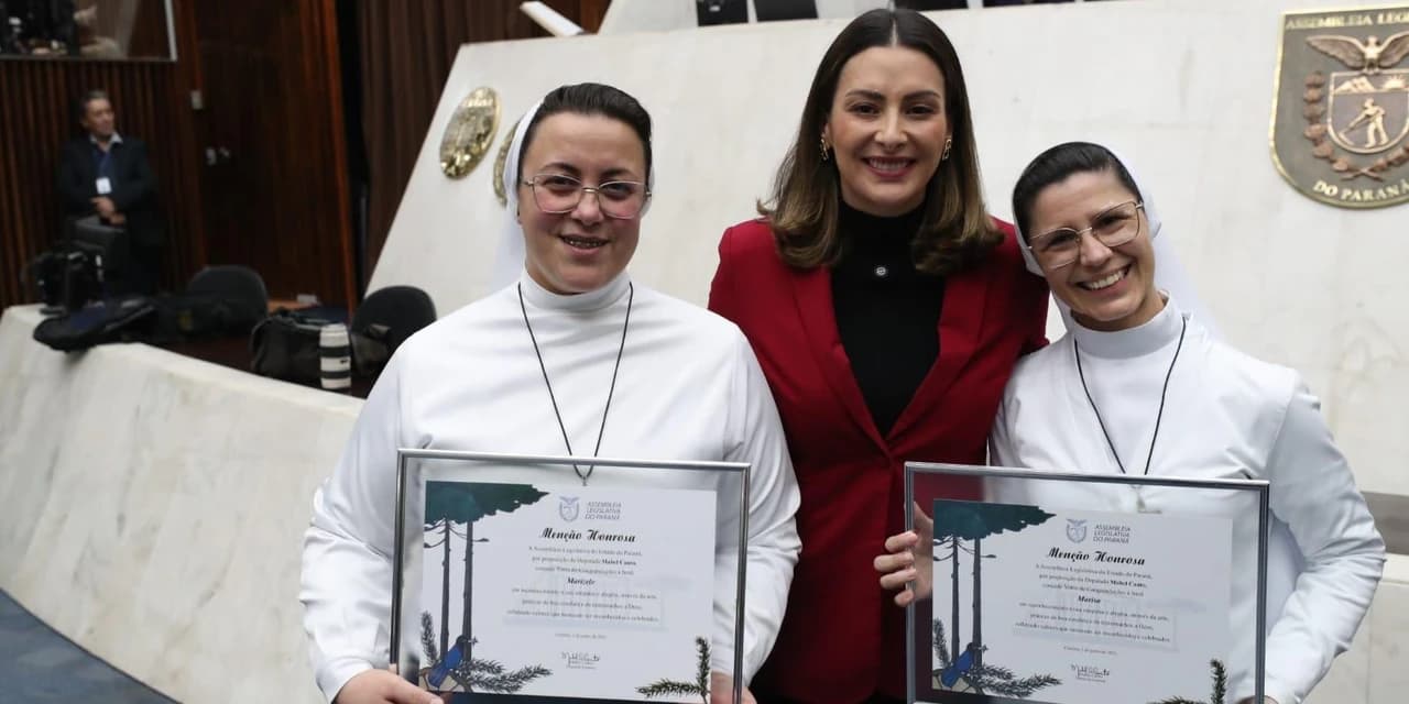 Vocação: Deputada Mabel entrega menção honrosa às irmãs Marizele e Marisa