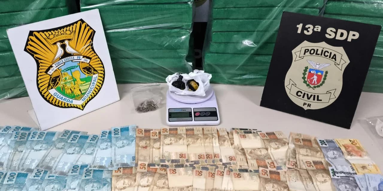 PCPR e GCM prendem 23 pessoas em ação contra o tráfico em Ponta Grossa