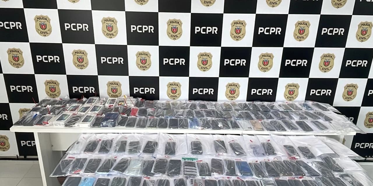 Número de roubos e furtos de celulares cai 45,6% no Paraná desde 2018