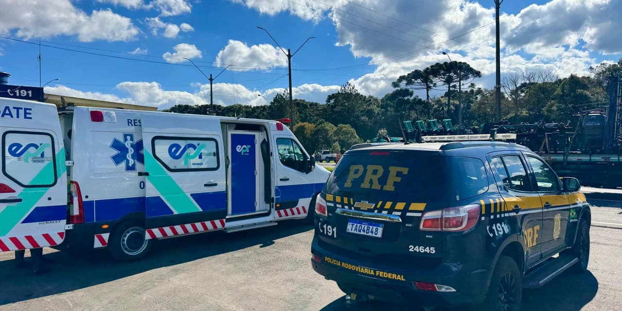 PRF realiza Comando de Saúde com foco na aferição de pressão arterial de caminhoneiros, em Guarapuava