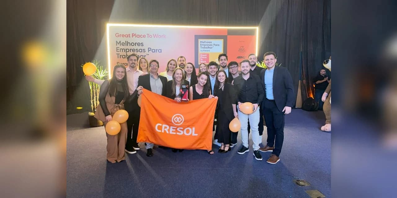 Cresol é a 2ª Melhor Empresa para Trabalhar no Paraná
