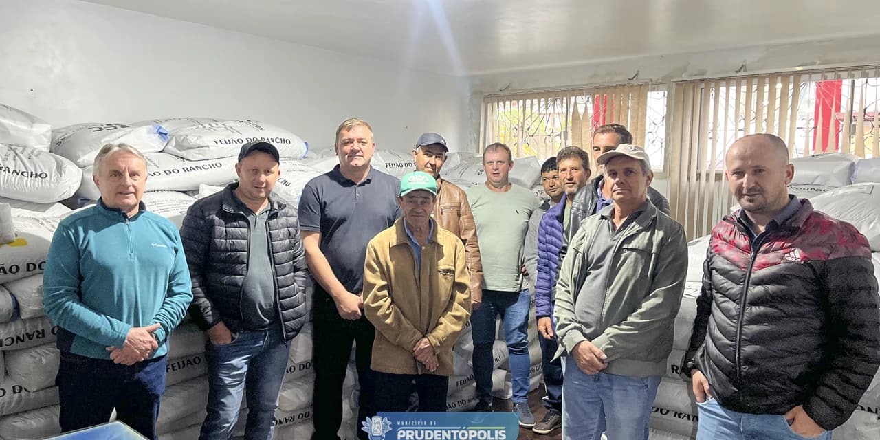 Secretaria de Agricultura inicia distribuição de sementes de feijão para agricultores em Prudentópolis