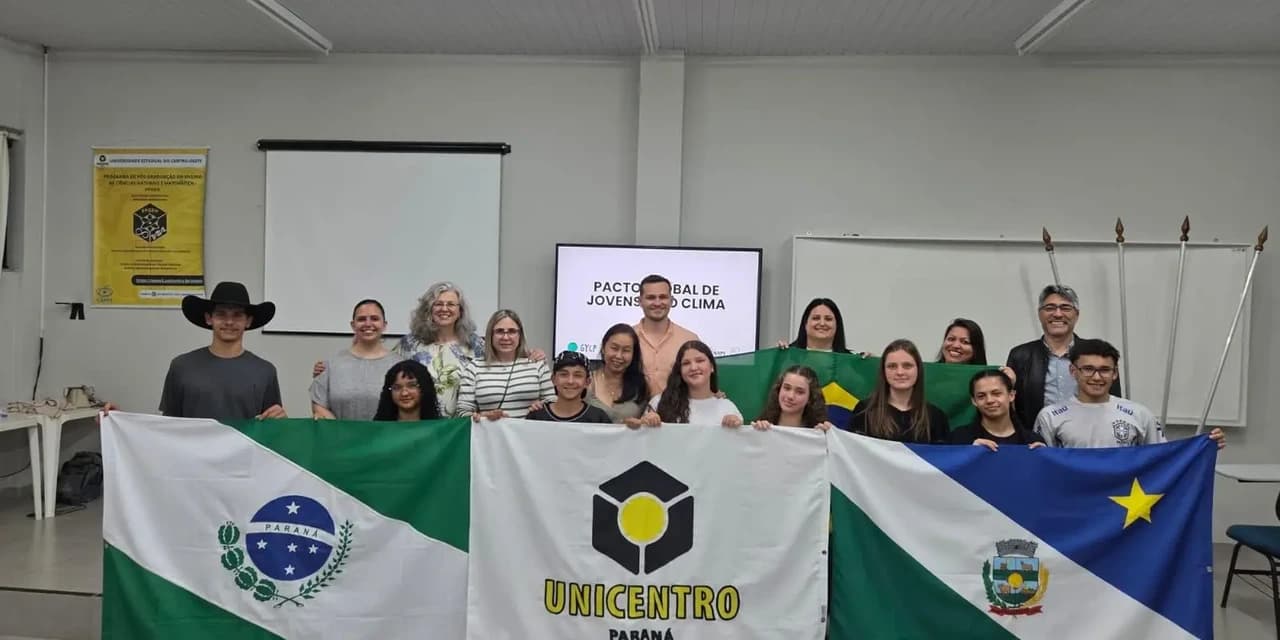 Alunos e professores da rede estadual de Guarapuava vão representar o Paraná na COP30