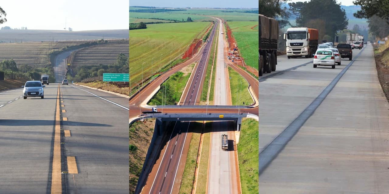 Com anúncio de novas obras, Paraná chega a 755 quilômetros de rodovias de concreto