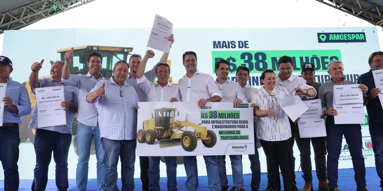 Estado anuncia R$ 38 milhões em máquinas para os municípios da Amcespar