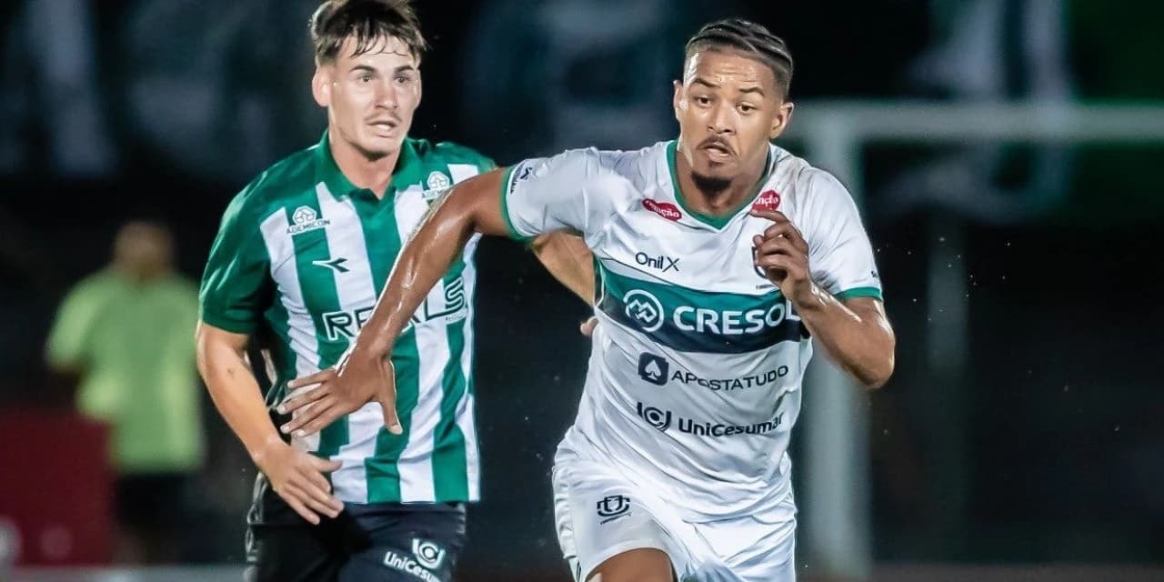 Estreante marca contra o Maringá e Coritiba vence a primeira no Paranaense 2026