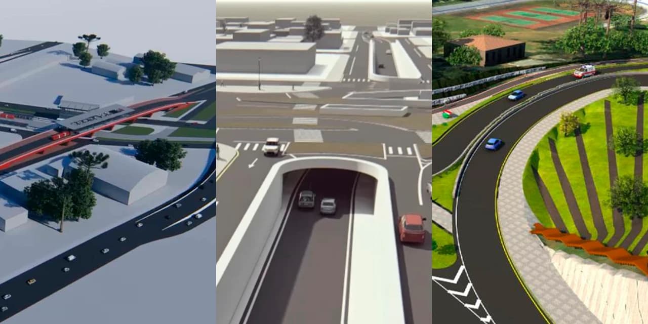 Estado e Prefeitura de Curitiba investem R$ 400 milhões em três grandes obras viárias