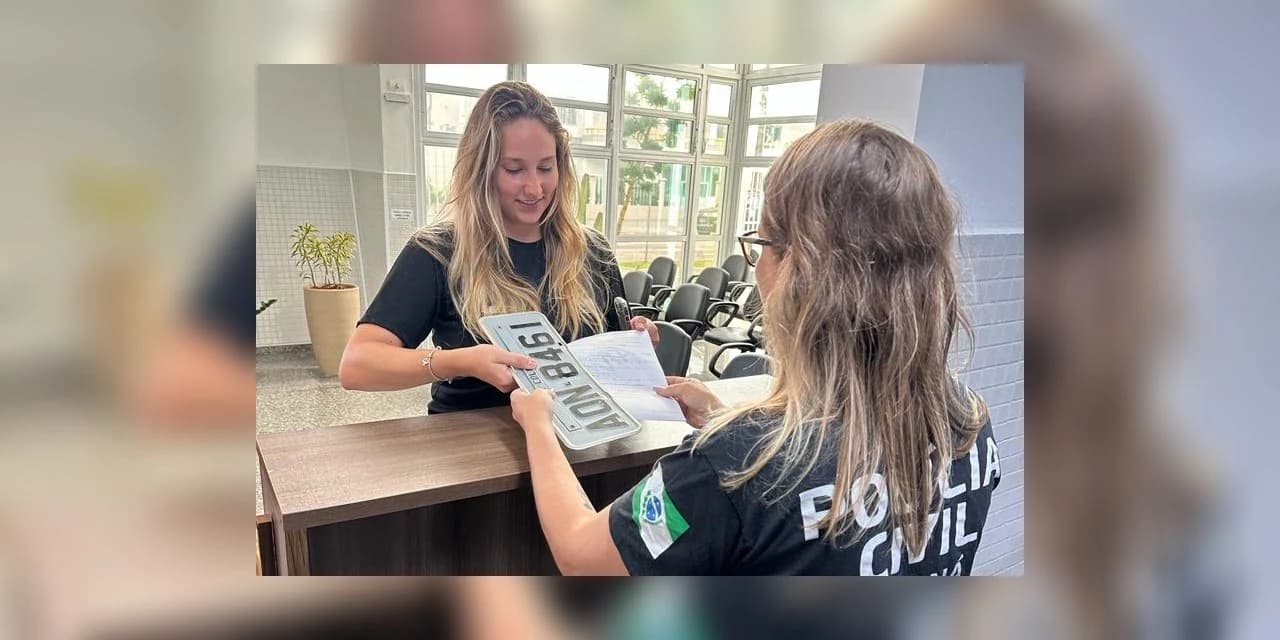 PCPR orienta sobre boletim de ocorrência online em casos de perda de placa de veículo