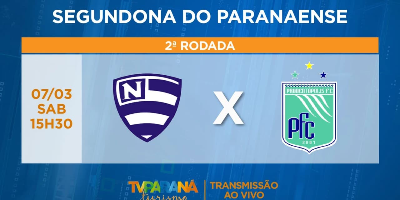 Campeonato Paranaense: TV Paraná Turismo transmite Nacional x Prudentópolis sábado