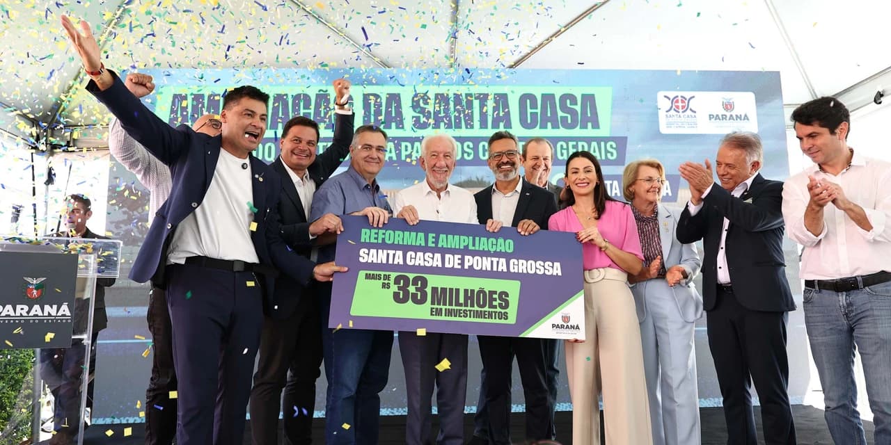 Estado libera R$ 33 milhões para nova UTI e modernização da Oncologia da Santa Casa de Ponta Grossa