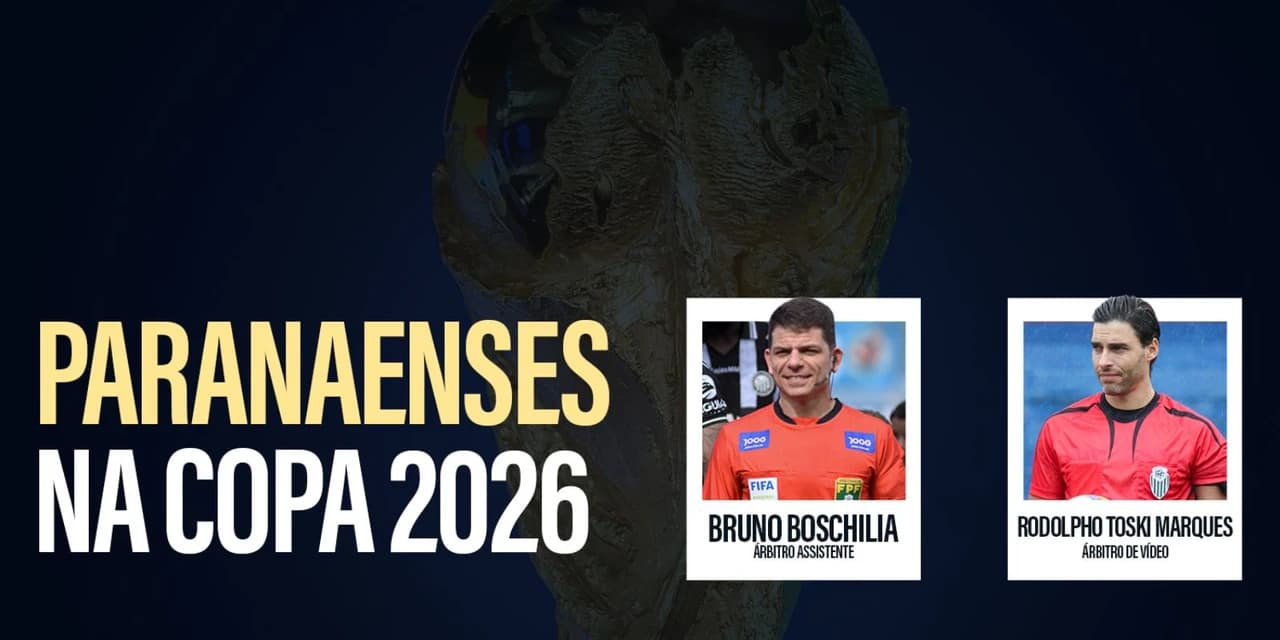 Paraná terá dois representantes na arbitragem da Copa do Mundo de 2026