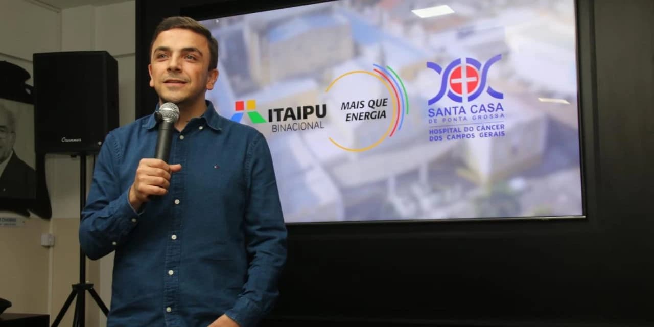 Aliel Machado divulga avanço das obras do novo Centro de Radioterapia da Santa Casa de PG