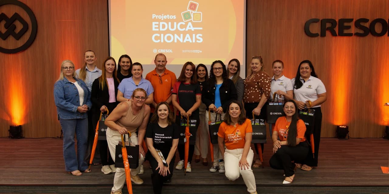 Aprender desde cedo: Cresol promove educação financeira e cooperativismo nas escolas da região