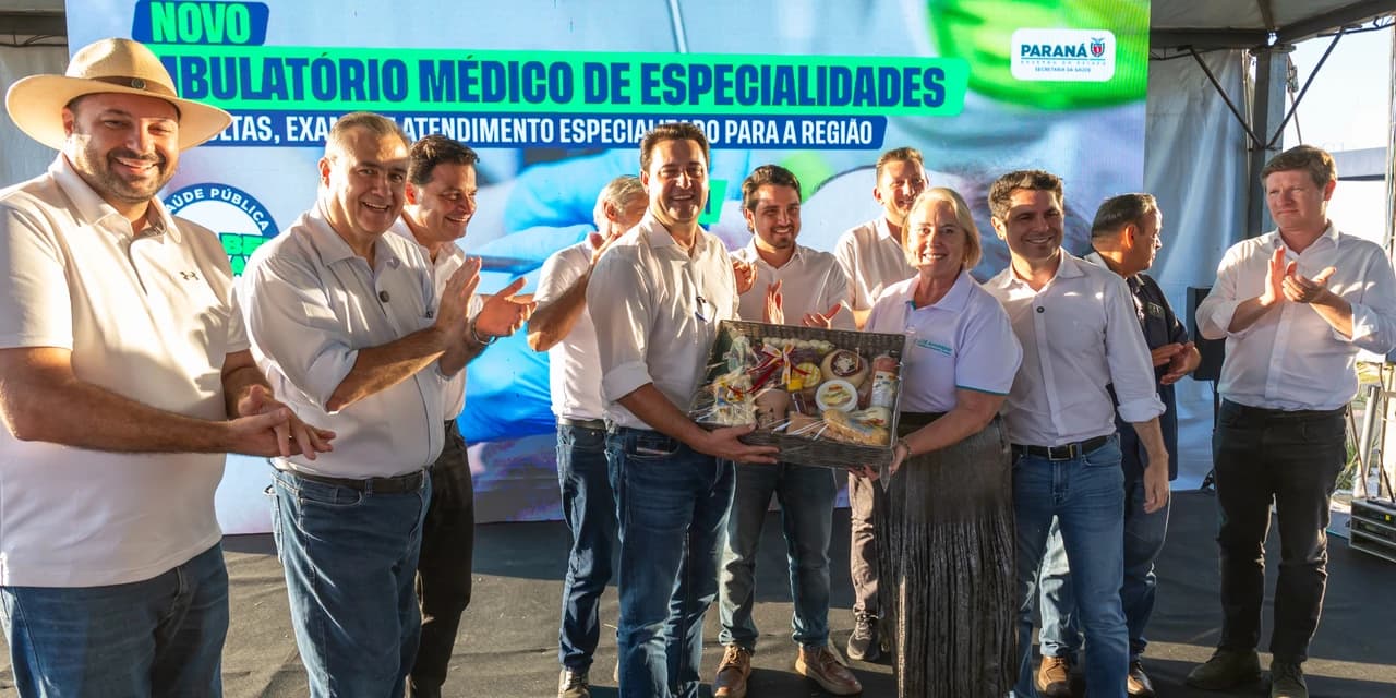Ratinho Junior inaugura Ambulatório de Especialidades em Irati e autoriza novo Pronto Atendimento