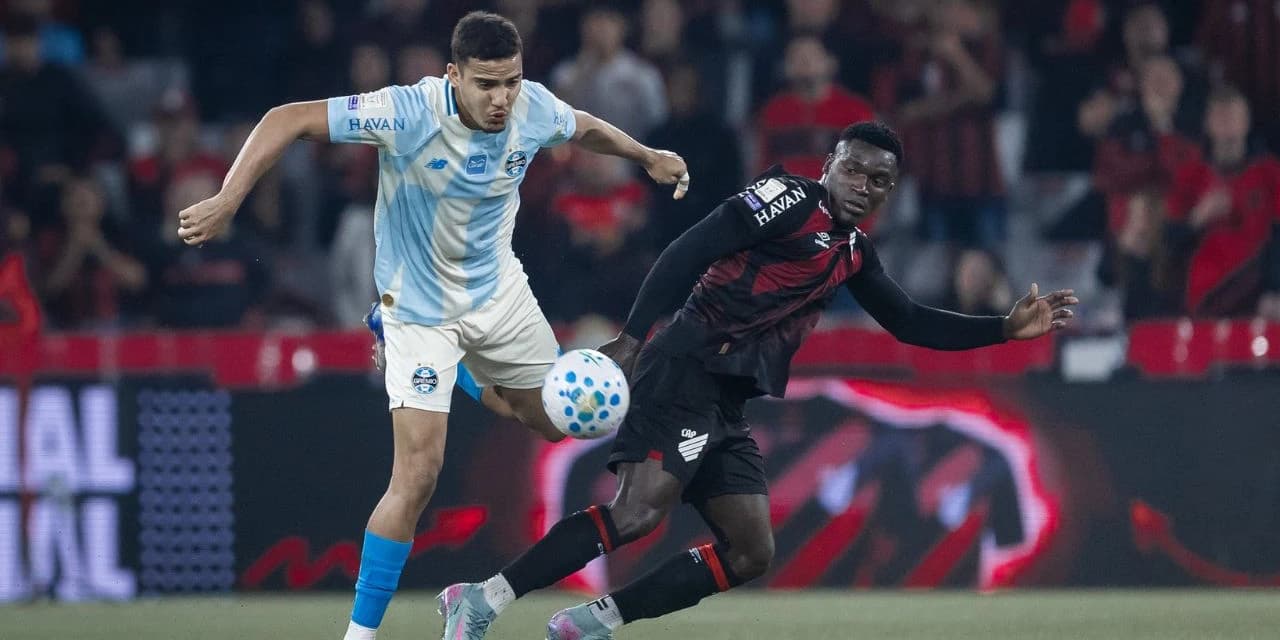 Athletico fica no empate com o Grêmio em jogo de expulsões