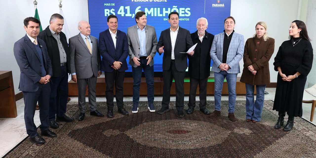 Governador Ratinho Junior confirma mais R$ 385,3 milhões em obras para 11 municípios