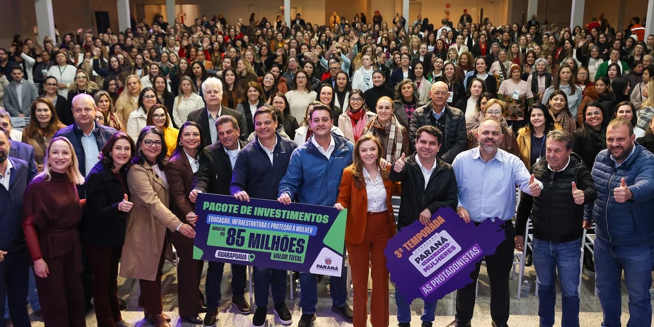 Infraestrutura e educação: Ratinho Junior anuncia mais R$ 85 milhões para Guarapuava