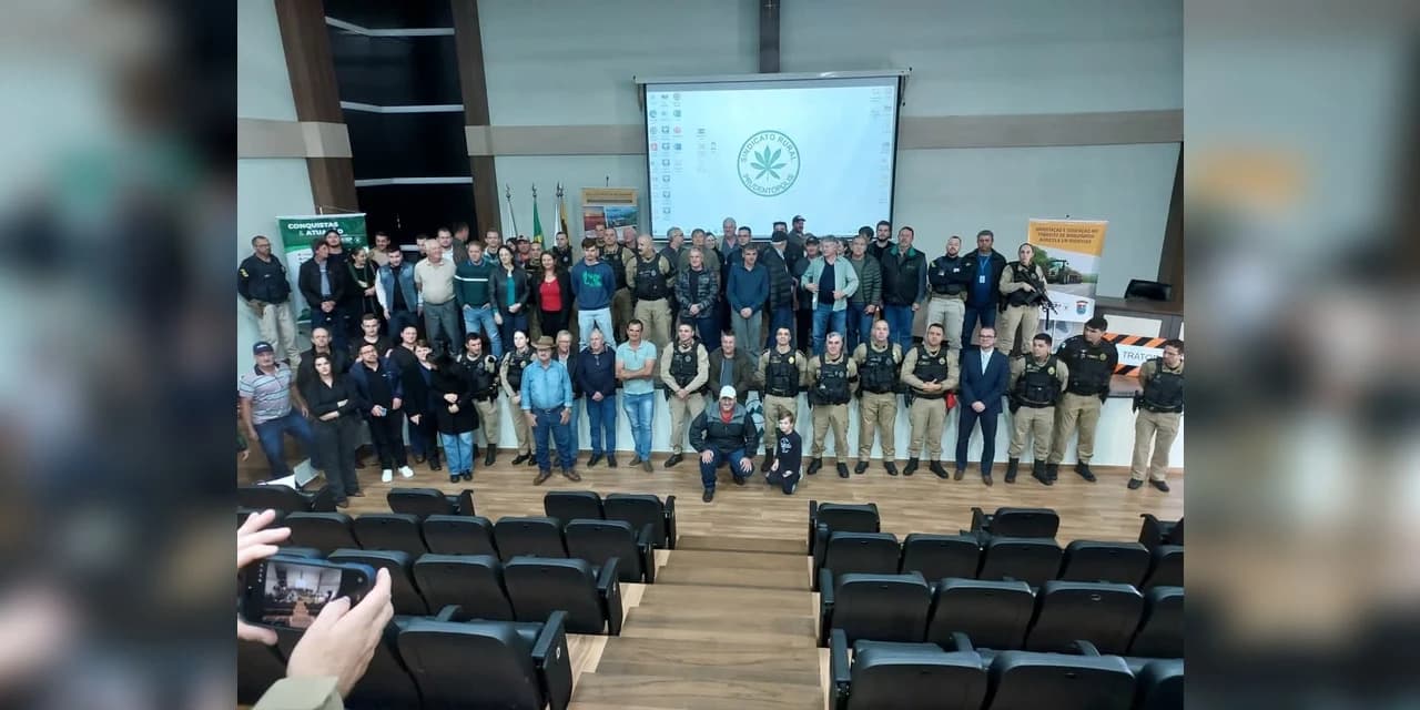 Reunião de integração da comunidade na segurança da zona rural reúne autoridades e produtores em Prudentópolis