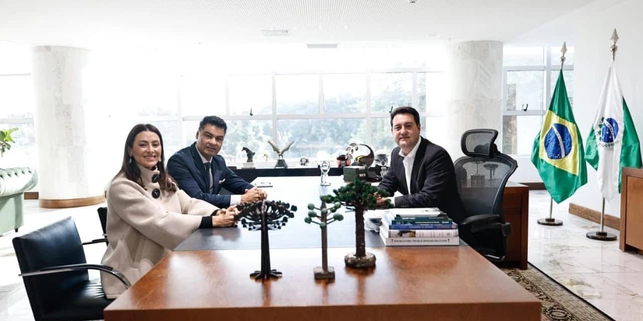 Mabel e Rangel se reúnem com Ratinho e anunciam recursos para  asfalto em Ponta Grossa