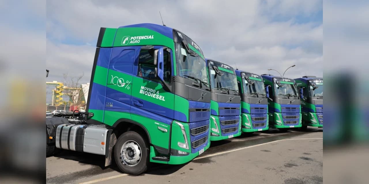 Descarbonização: Grupo Potencial passa a operar 31 caminhões que rodam com biodiesel
